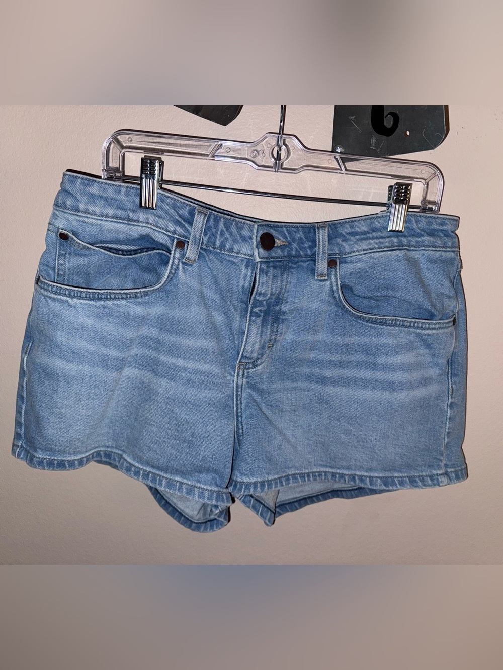 Wrangler Retro Light Wash Denim Women's Shorts